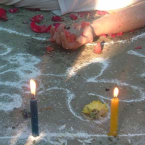 Video con la cerimonia della "Velacion" nel culto a Maria Lionza - Montagna di Sorte - Venezuela